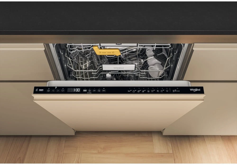 Whirlpool Indaplovė | WH8IC15B4M6LHC0 | Built-in | Plotis 60 cm | Number of place settings 15 | Number of programs 10 | Energy efficiency class C | Ekranas | Juodas
