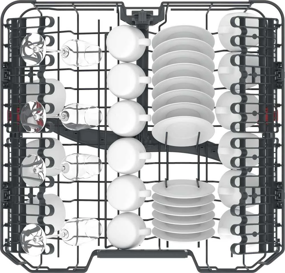 Indaplovė „Whirlpool WI 7020 PF“ pusiau įmontuojama, 14 vietų komplektų, E