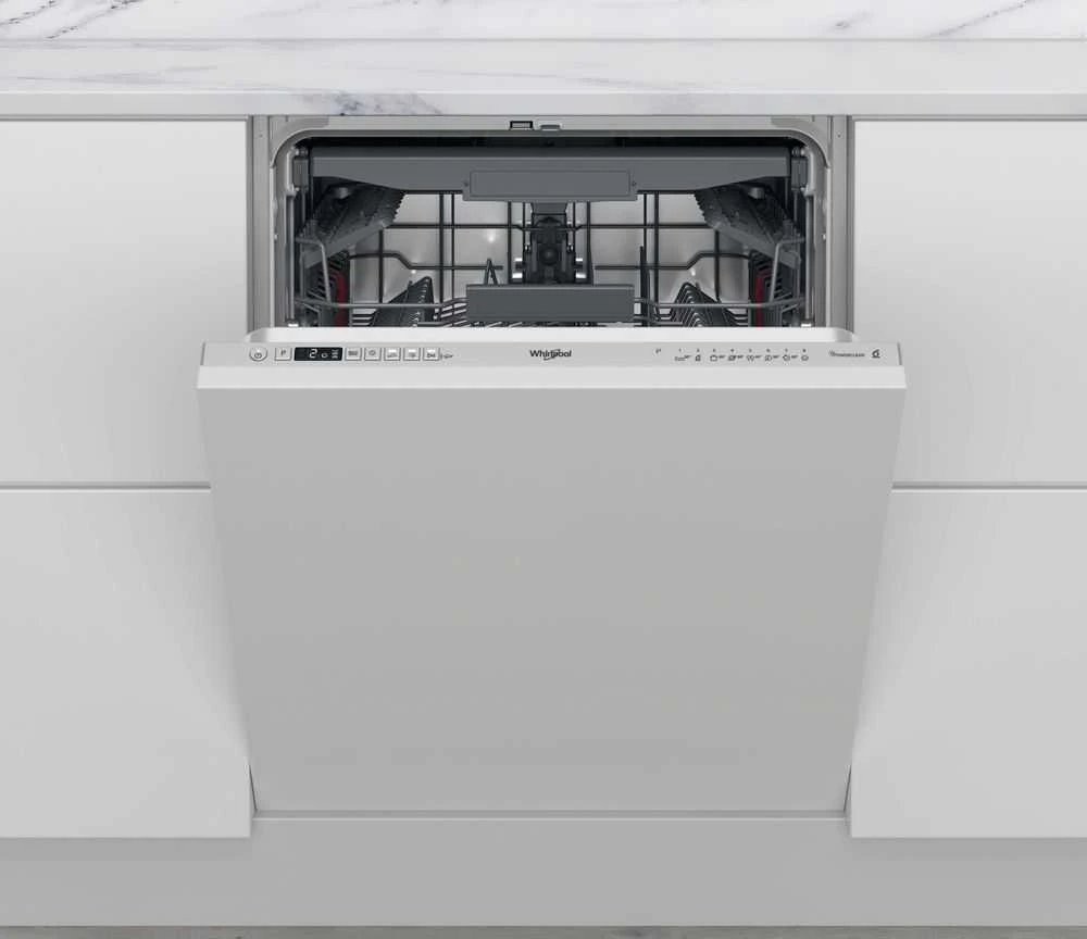 Indaplovė „Whirlpool WI 7020 PF“ pusiau įmontuojama, 14 vietų komplektų, E