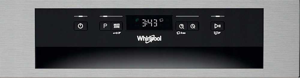 Indaplovė - Whirlpool WSBC 3M27 X Po Stalviršiu 10 Indų Komplektų E