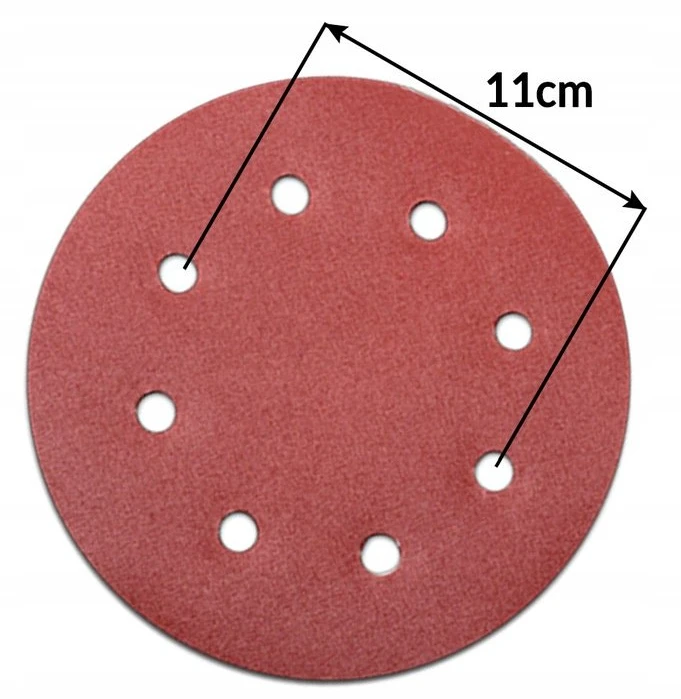 Indasa Šlifavimo popierius diskui su kiaurymėmis 190 mm P180 (10 vnt. pak.) /Gipso šlifuokliui/ (10/1000)