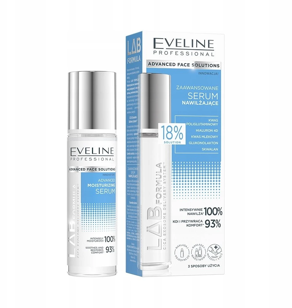 Indeed Labs Eveline Cosmetics Eveline EVELINE LAB FORMULA drėkinamasis serumas 30ml