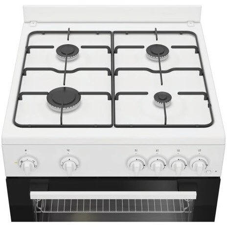 Viryklė INDESIT Cooker | I6G5KCW | Hob type Gas | Oven type Electric | Baltas | Plotis 60 cm | Grilling | Gylis 60 cm | 72 L