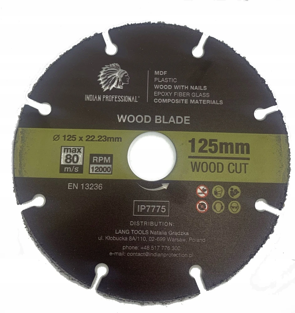 UNIVERSALUS DISKAS 125mm / INDIAN PROFESSIONAL