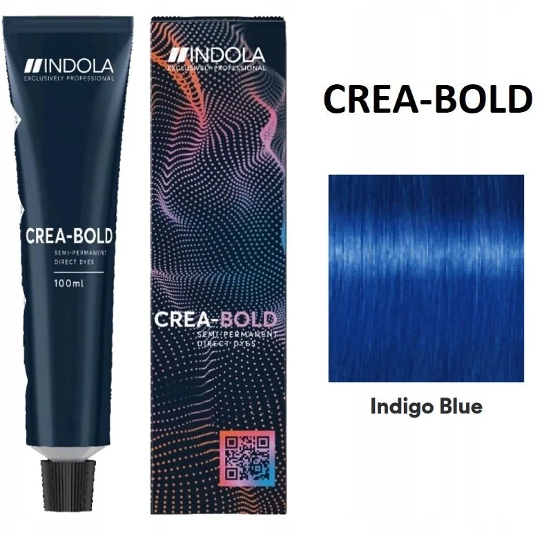 Indola Crea Bold Azul Indigo, 100 ml
