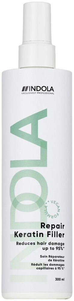 Indola Repair Keratin Filler Treatment atkuriamasis keratino užpildas, 300 ml