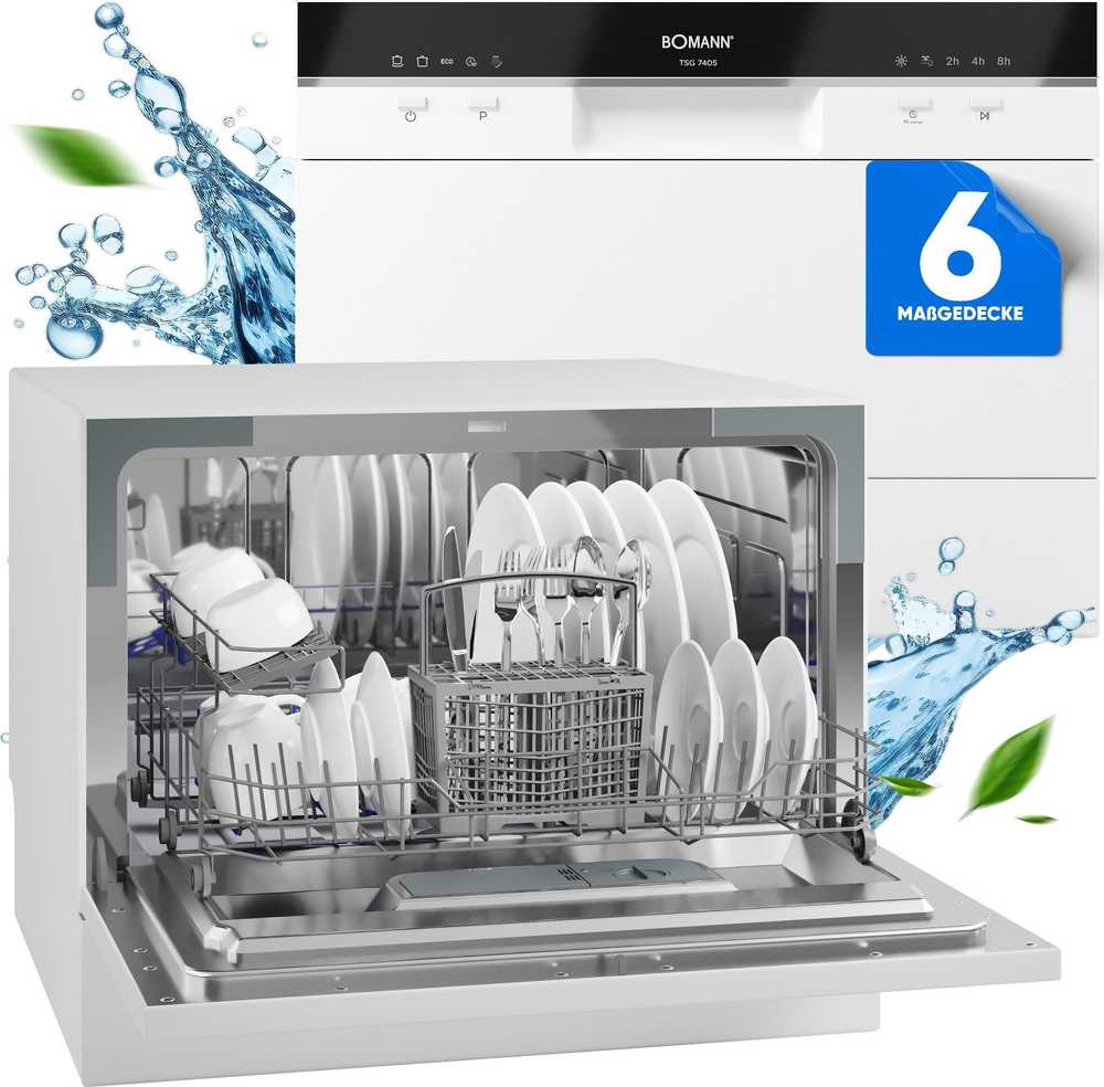 Indaplovė Bomann TSG 7405 D LED baltas