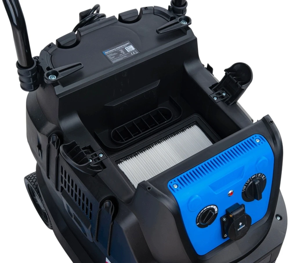 Industrinis dulkių siurblys Geko Gipso dulkių siurblys su automatiniu filtro purtytuvu 1600W (1) (5903418308001)