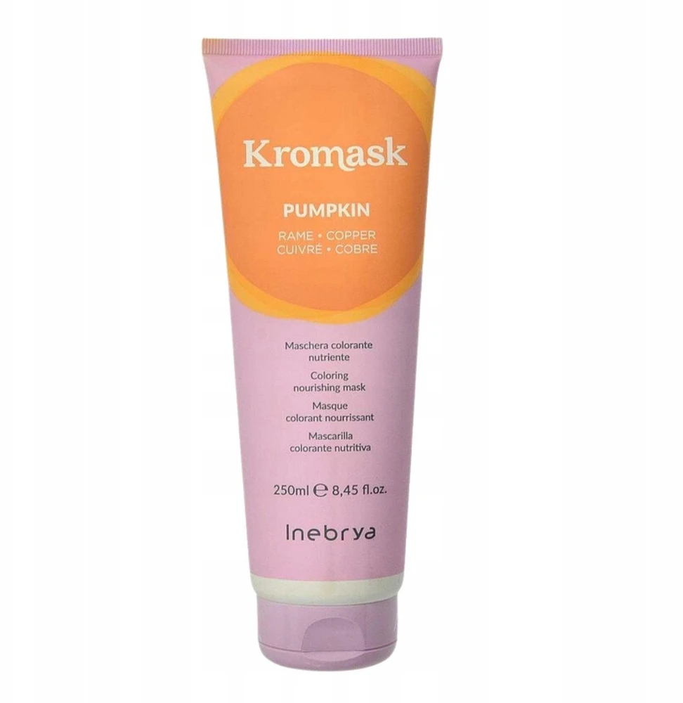 Inebrya Kromask Coloring maitininantis Mask Pumpkin dažanti maitinamoji kaukė šviesiems plaukams, 250 ml