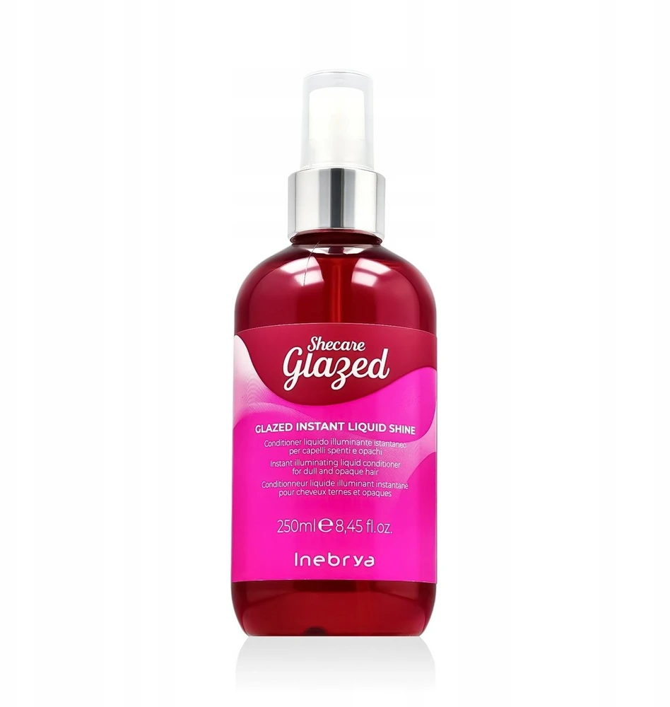 Inebrya SheCare Glazed Instant Iluminating Liquid Conditioner purškiamas kondicionierius blankiems plaukams, 250 ml