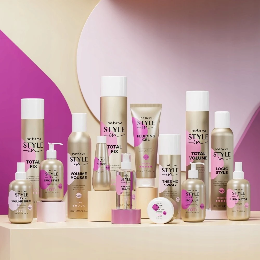 Inebrya Style-In Roll Up Curl Definition Kreminis formavimo kremas garbanotiems / banguotiems plaukams, 200 ml