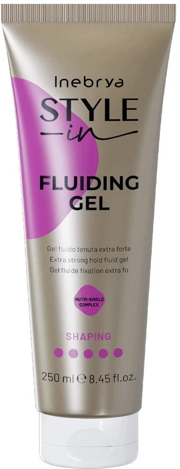 Inebrya Style-In Fluiding Gel stiprios fiksacijos gelinis fluidas, 250 ml
