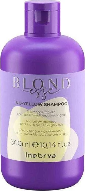 Inebrya BLONDesse No-Geltona Šampūnas geltonus tonus neutralizuojantis plaukų šampūnas, 300 ml