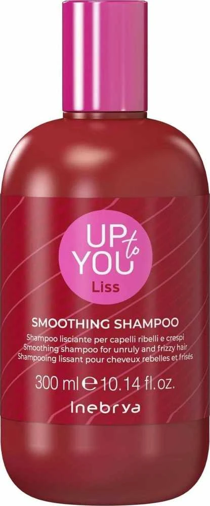Inebrya Up To You Liss Smoothing Šampūnas glotninantis šampūnas nepaklusniems / besišiaušiantiems plaukams, 300 ml