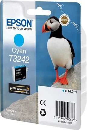 Tusz Epson T3242 Puffin Cyan (C13T32424010)