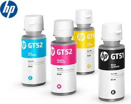 Hewlett Packard (HP) Originalus HP GT52 rašalo buteliukas, purpurinis