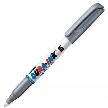Markal Markeris DURA-INK15 FINE, sidabras, 1 mm