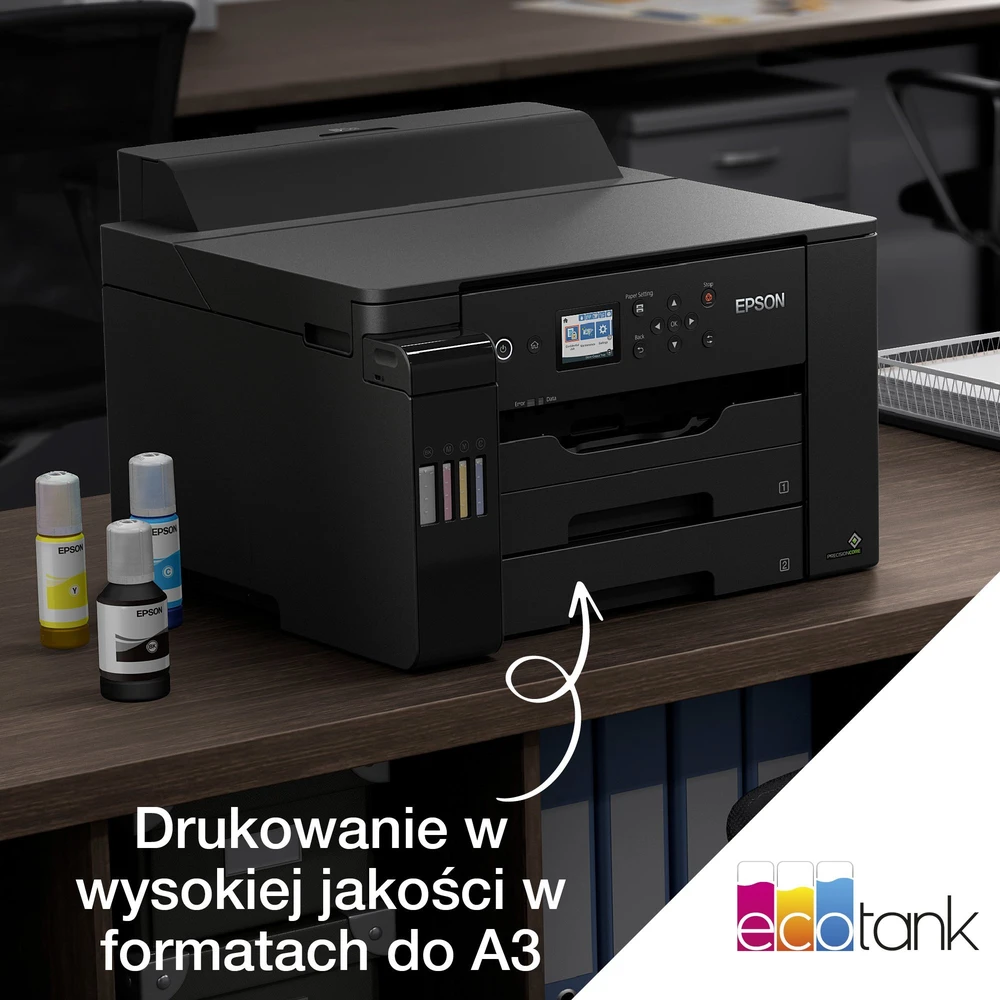 Spalvotas spausdintuvas Epson EcoTank L11160 A3+, Wi-Fi