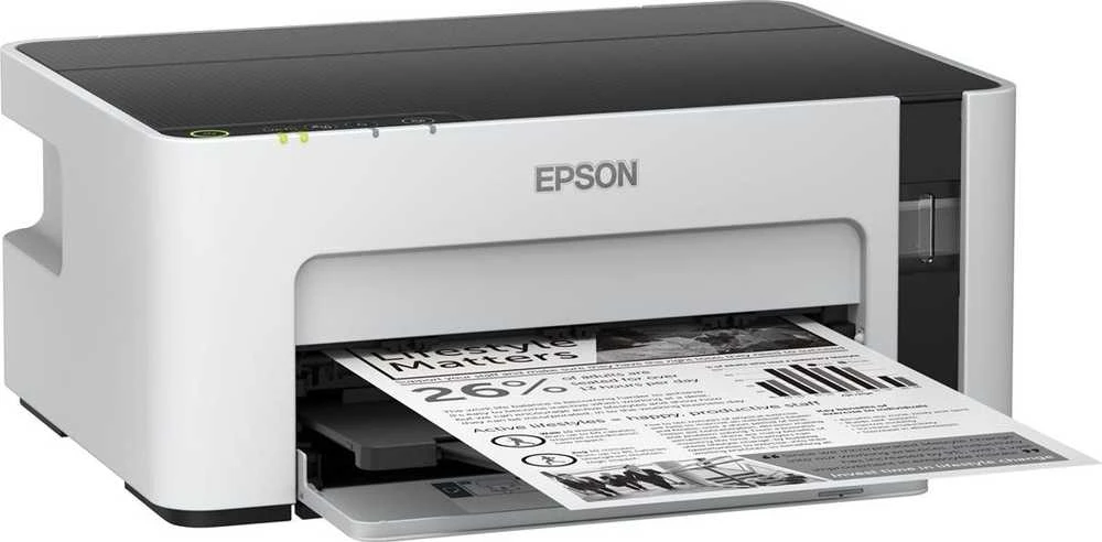 Spausdintuvas Epson | EcoTank M1120 | Inkjet | Mono | Standard | Wi-Fi | Pilkas