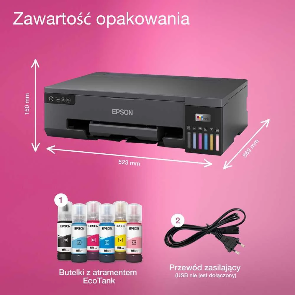 Epson Ecotank L18050 | Spalvotas | Inkjet | Spausdintuvas | Wi-Fi | Maximum ISO A-series paper size A3 | Juodas