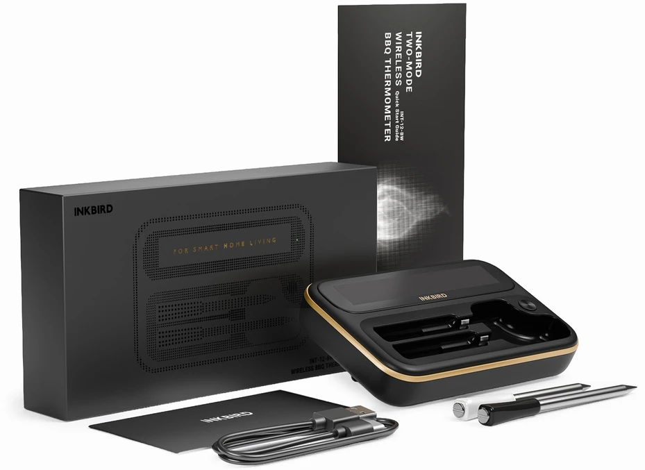 inkbird Belaidis virtuvės termometras INT-12-BW