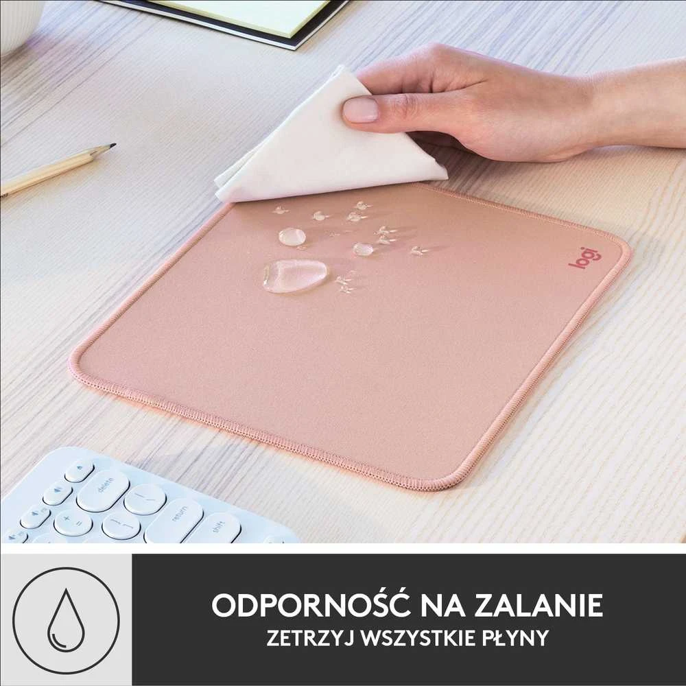 Pelės kilimėlis Logitech Studio Series, Rožinė spalva
