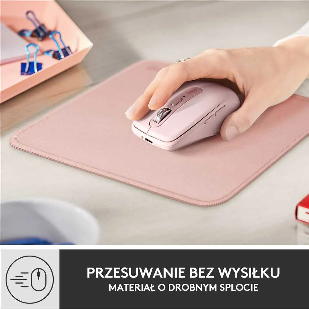 Pelės kilimėlis Logitech Studio Series, Rožinė spalva