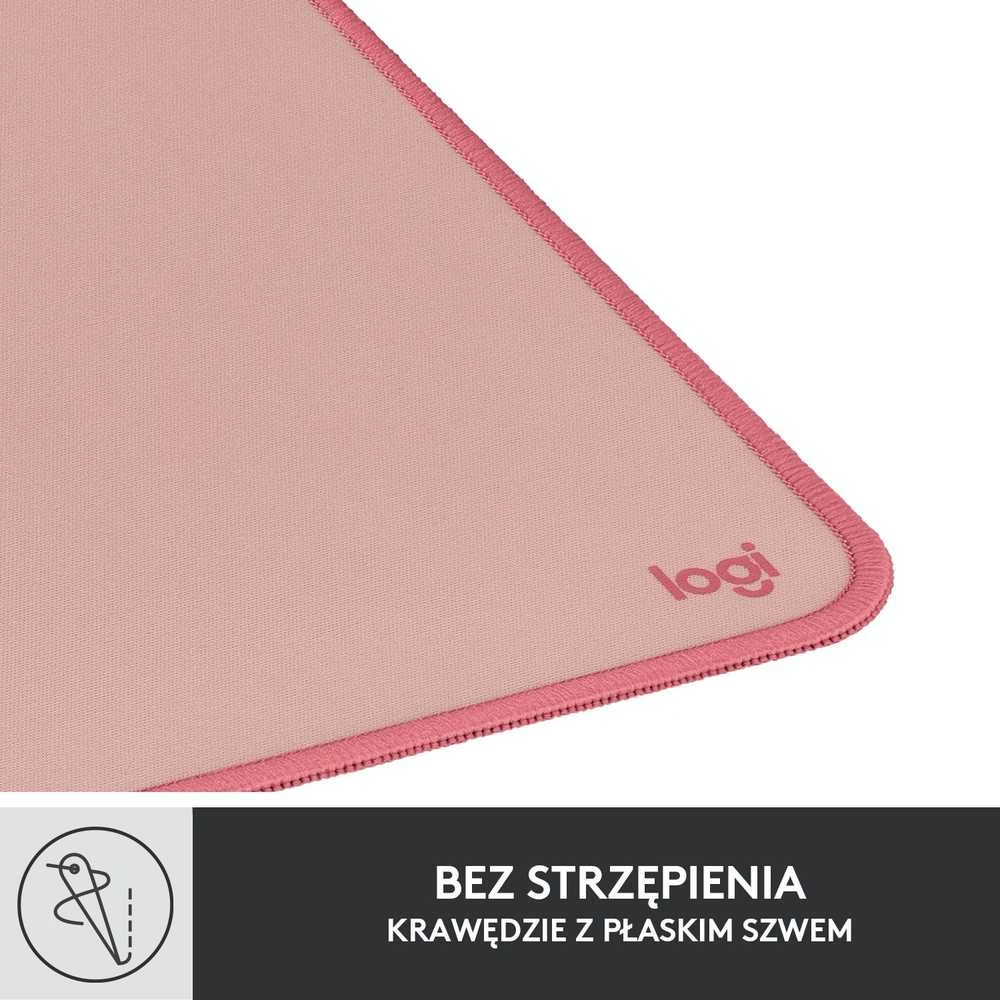 Pelės kilimėlis LOGITECH Desk Mat Studio Series, Tamsiai rožinė spalva