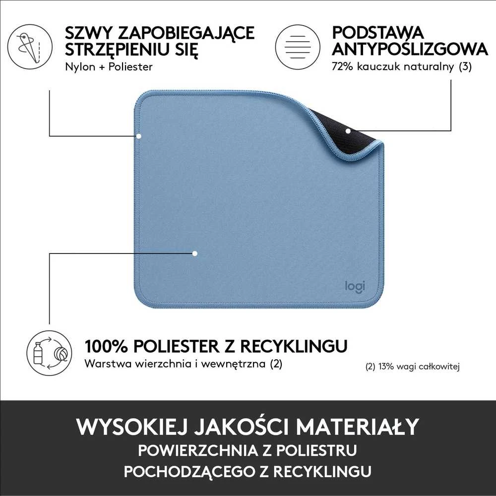 Pelės kilimėlis Logitech Studio Series, Mėlyna spalva