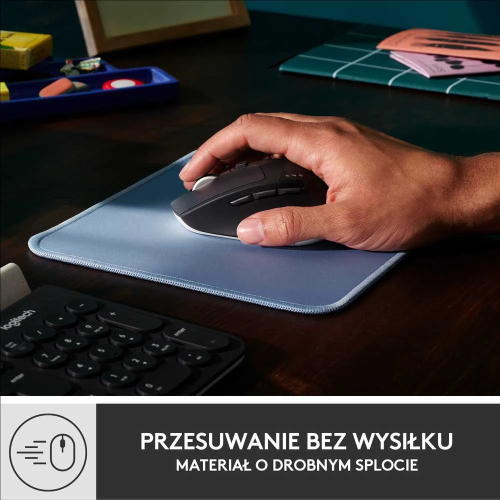 Pelės kilimėlis Logitech Studio Series, Mėlyna spalva