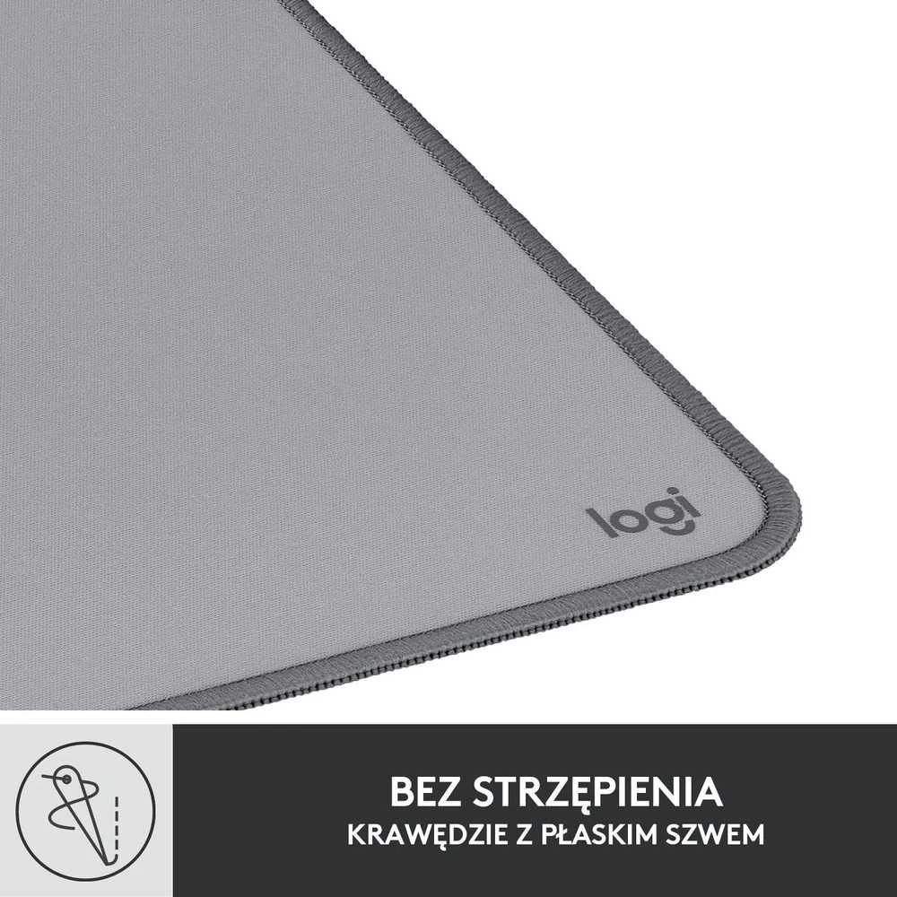 Pelės kilimėlis LOGITECH Desk Mat Studio Series, Pilkos spalvos