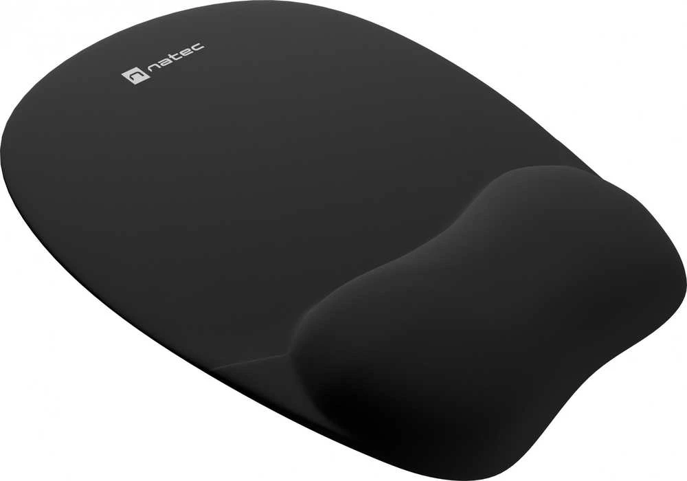 NATEC NPF-0784 Pelės kilimėlis Ergonomic CHIPMUNK memory foam filling juodas