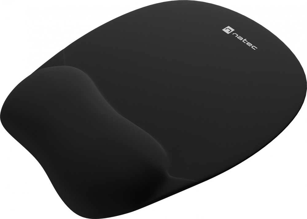 NATEC NPF-0784 Pelės kilimėlis Ergonomic CHIPMUNK memory foam filling juodas