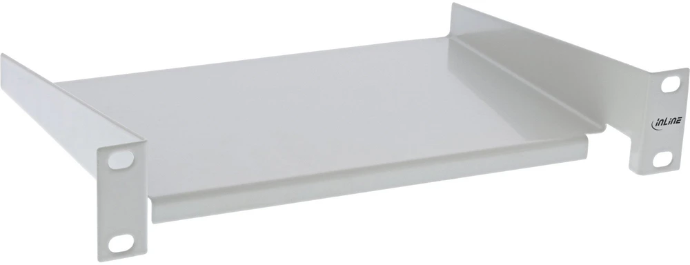 InLine® 10'' lentyna, 160mm, 10kg, 1U, RAL 7035 pilka