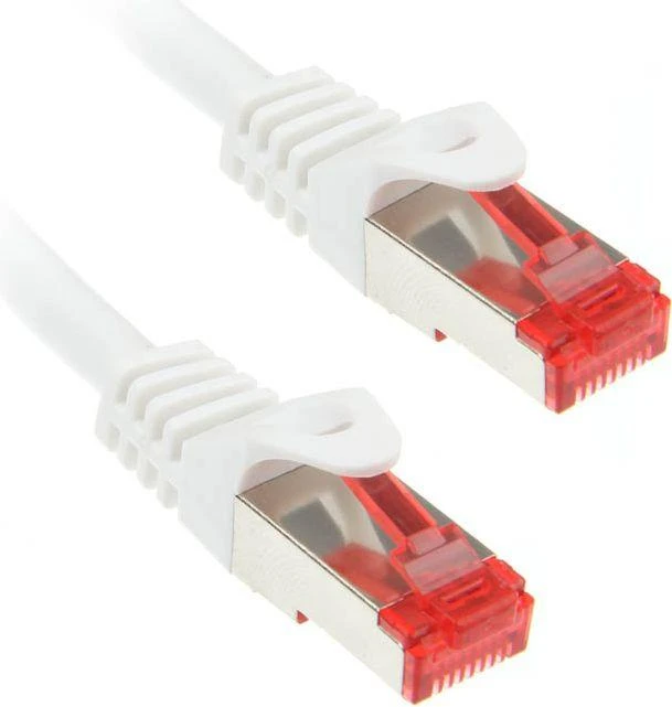 InLine 10m Cat.6 tinklo kabelis 1000 Mbit RJ45 - balta ( 76400W )