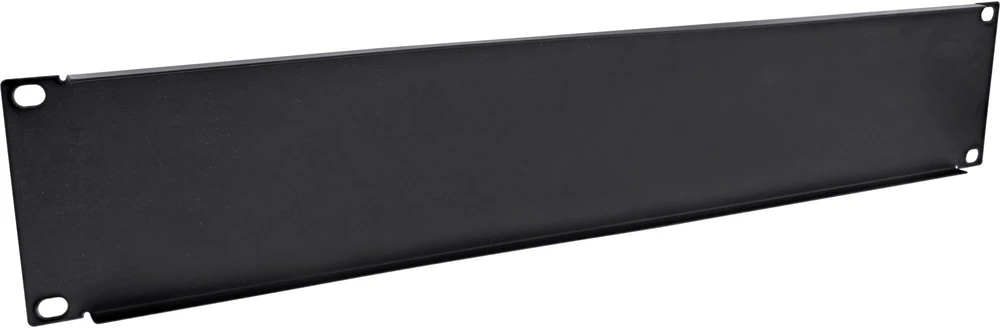 InLine® 19'' aklina plokštė, RAL 9005 juoda, 2U