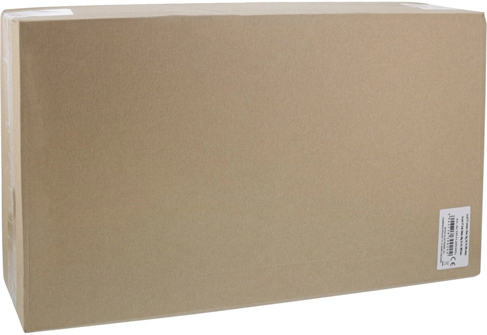 InLine® 19" shelf, 400mm 20kg, 2U, RAL 9005 juodas