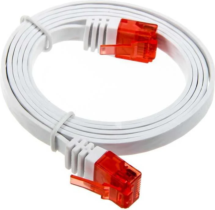InLine 1m – U/UTP tinklo kabelis – 1000 Mbit – Cat.6 – RJ45 – balta (71601W)
