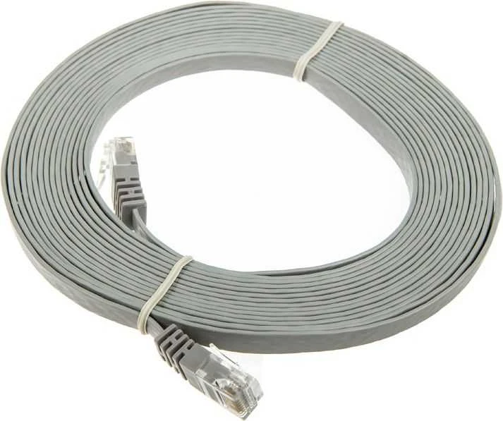 InLine 5m – tinklo kabelis U/UTP – 1000 Mbit – Cat.6 – RJ45 – pilkas (71605)