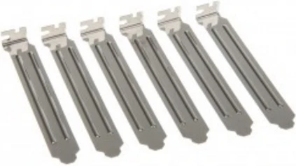 InLine PCI Slotblech 6er-Pack – sidabrinis