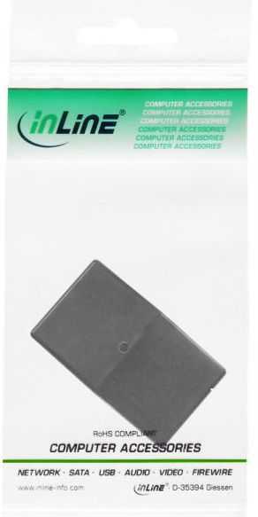 InLine Adapteris RJ12 moteriškas / moteriškas, 6P6C, juodas (69999)