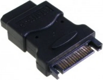 Inline Įmontuotas 4 kontaktų „Molex“ maitinimo adapteris, skirtas SATA maitinimui