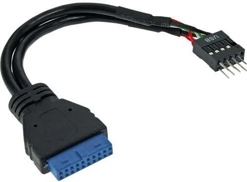 USB 3.0 į 2.0 adapteris su 15 cm laidu