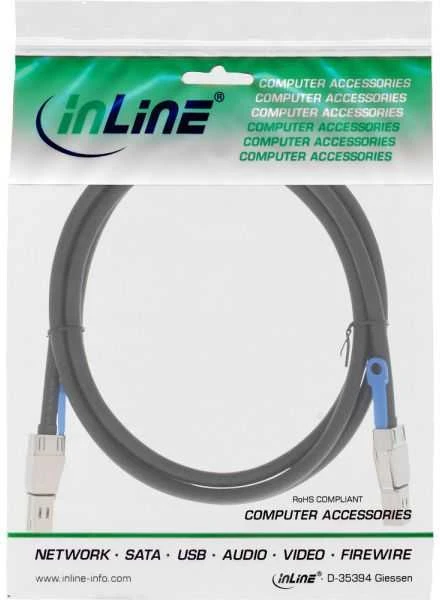 InLine SFF 8644 - SFF 8644, 2m, Juodas (27638C)