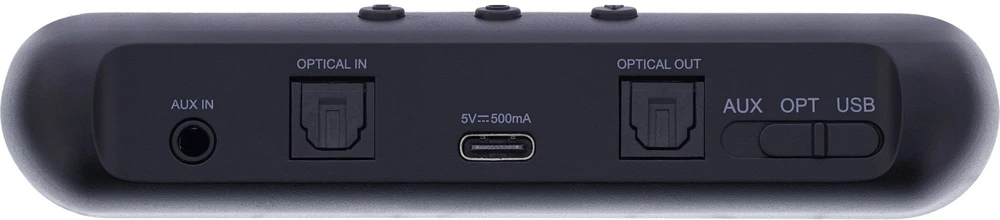 InLine ® „Bluetooth“ garso siųstuvas, ekranas, siųstuvas, BT5.4, jack lizdas + Toslink