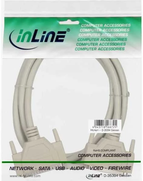 InLine DC-37 - DC-37, 3m, Pilka (37337)