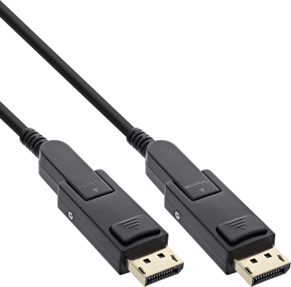 „InLine DisplayPort“ – „DisplayPort“ kabelis, 40 m, juodas