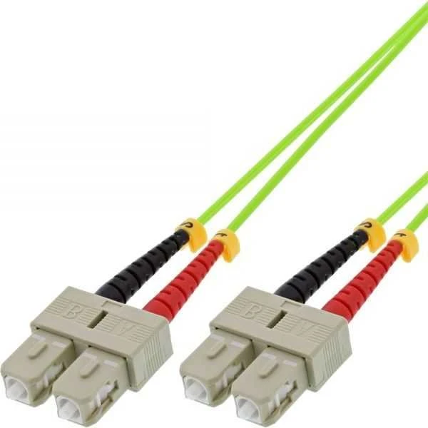 „InLine“ šviesolaidinis „Patchcord Duplex SC/SC“, 50/125 µm, OM5, 3 m (83503Q)