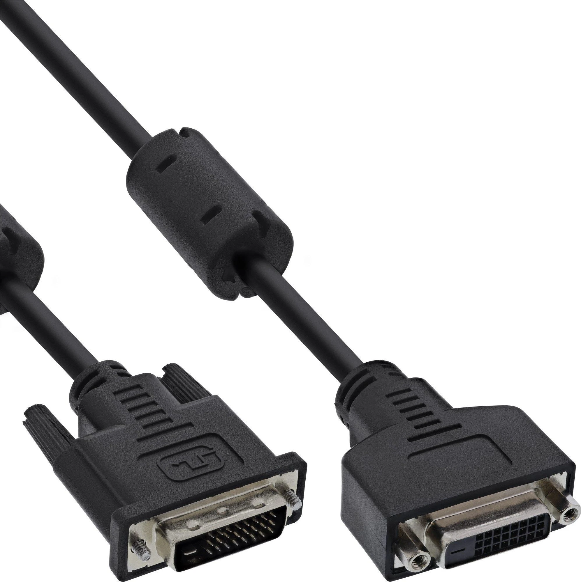 Kabelis InLine DVI-D - DVI-D 5m juoda (17776)