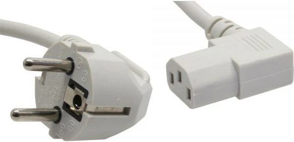 Maitinimo kabelis InLine F tipo Vokietijos kampas - 3 Pin IEC- C13 (16647A)